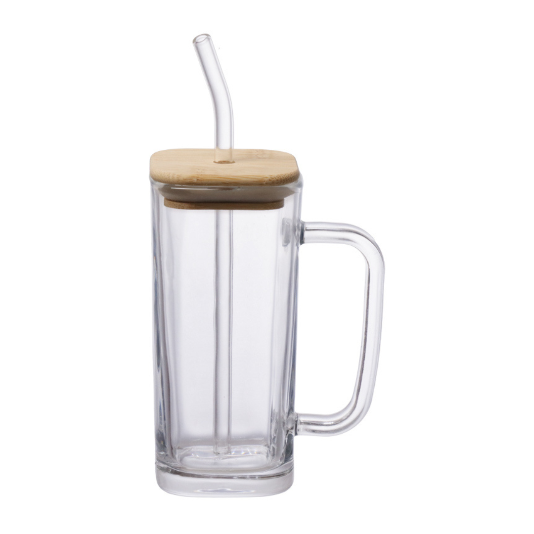 Mug with lid of Bamboo and Canudo Accio 290ML