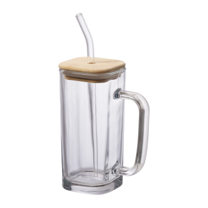 Mug with lid of Bamboo and Canudo Accio 290ML