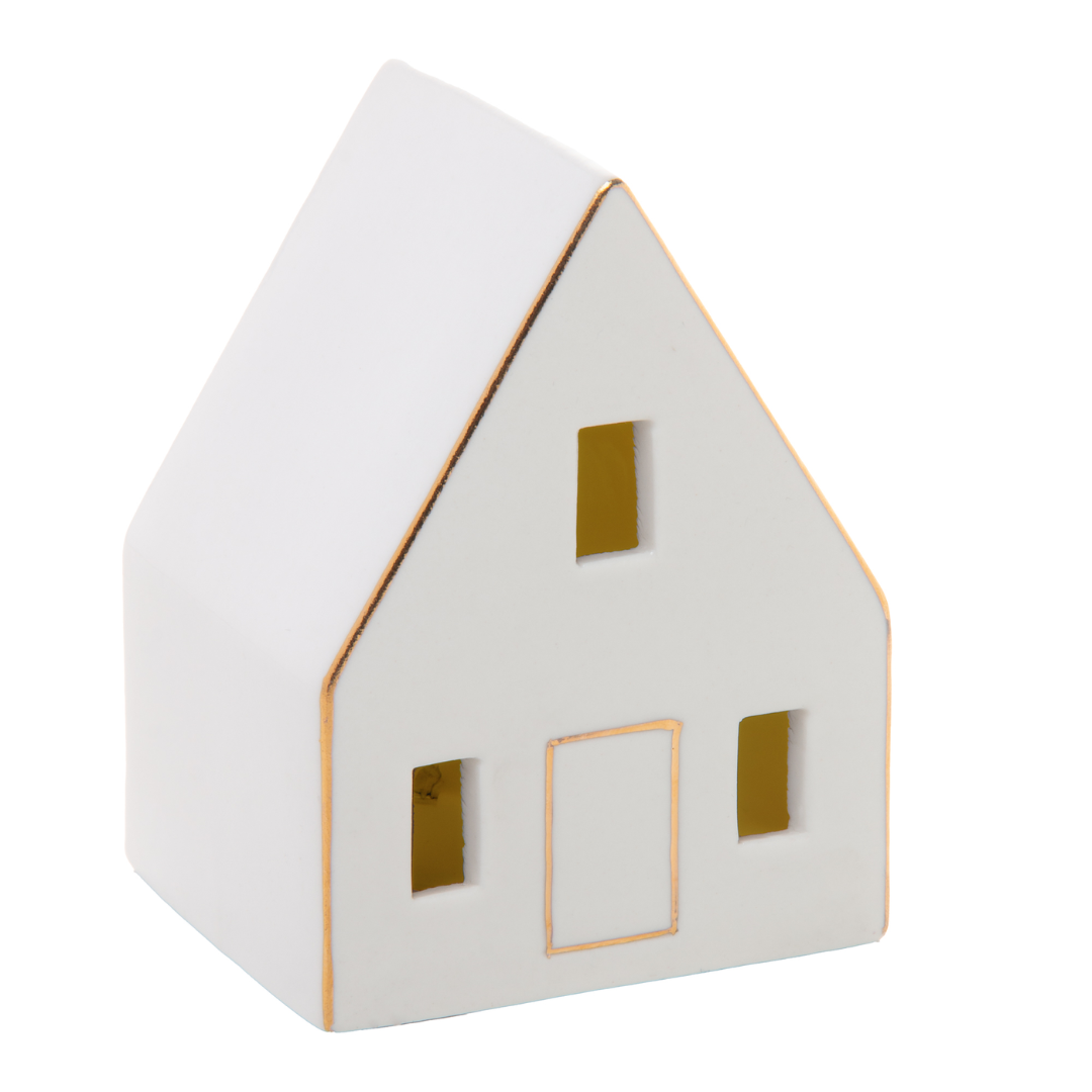 Sculpture Shelter house of light Ceramic 9cm