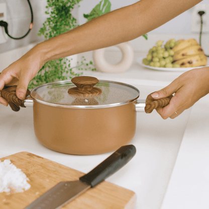 Cookware set Ceramic Life Cappuccino 5 Pieces