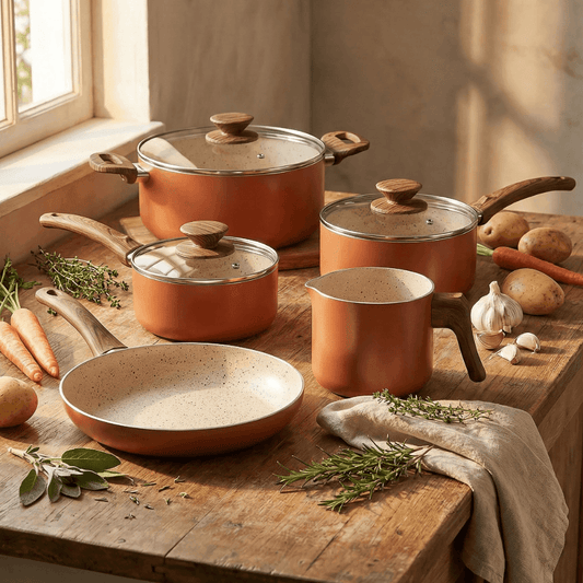 Cookware set Ceramic Life Cappuccino 5 Pieces