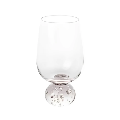 Set of 6 wine glasses Sphere base for wine Clear 540ml