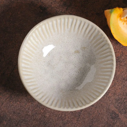 Bowl Lines in Ceramic Latte 370ml