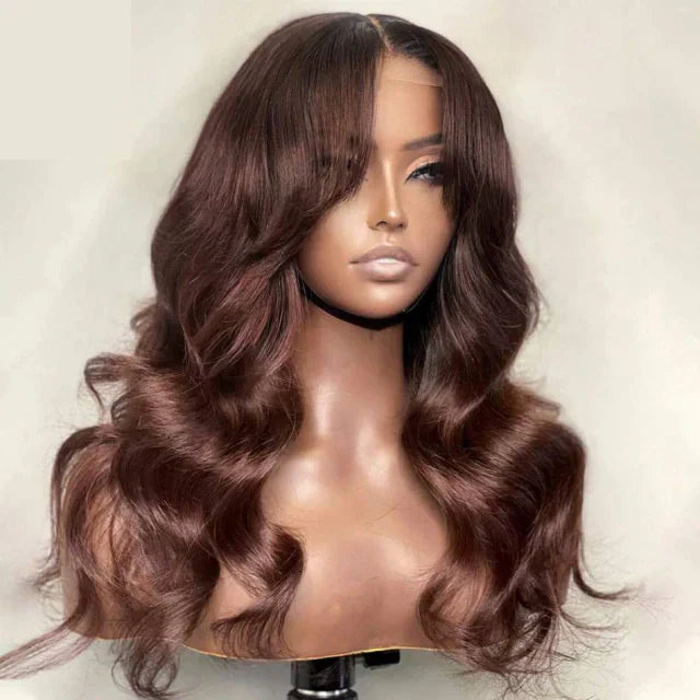 Lace wig com disfarce frontal