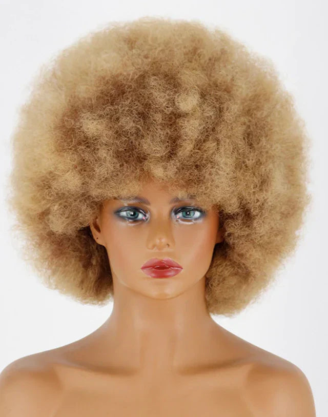 Peruca wig cacheada orgânica