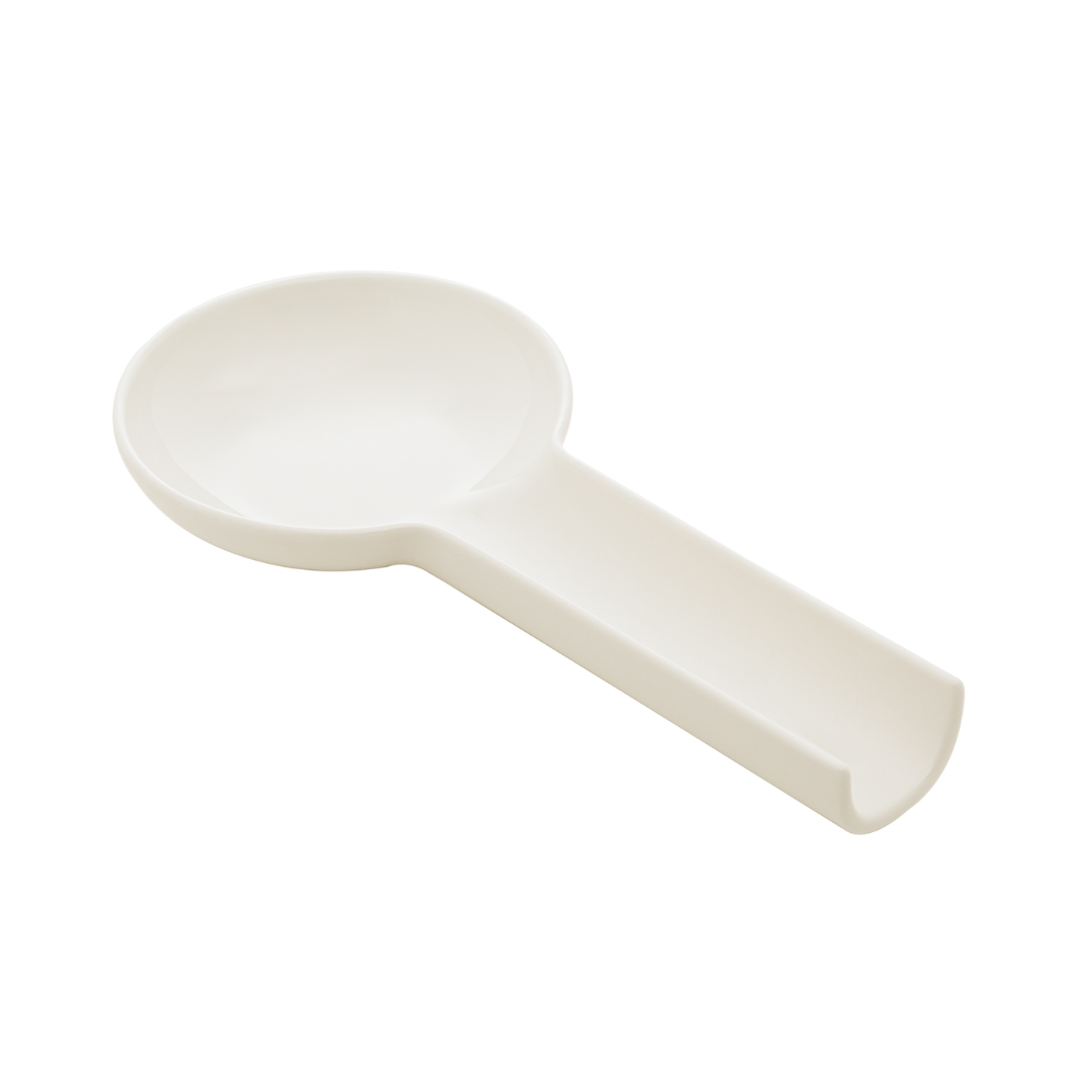 Utensil rest of Porcelain White 24cm