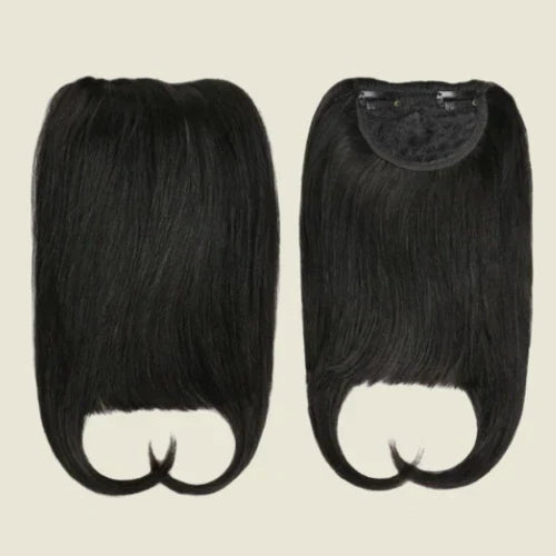 Franja cabelo natural em tic tac