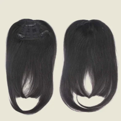 Franja cabelo natural em tic tac