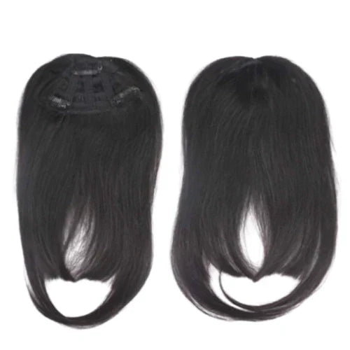 Franja cabelo natural em tic tac