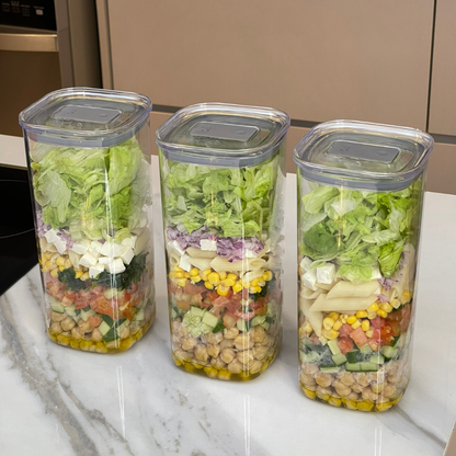 Square airtight container Duo Lock 1,5L