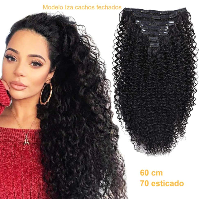 Kit telas cacheado em tic tac bio fibra