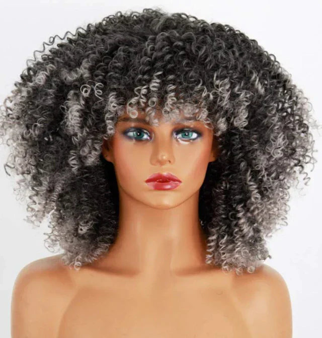 Peruca wig cacheada orgânica