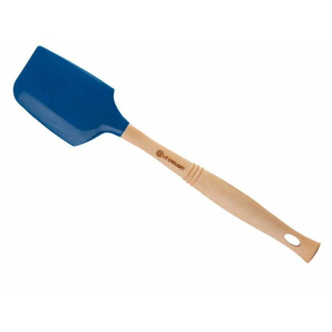 Spatula Large of Silicone Venus Marseille blue 33cm Le Creuset