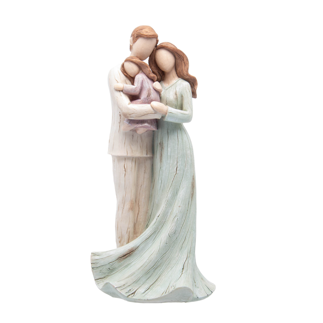 Decorative figurine of Family in resin 25cm