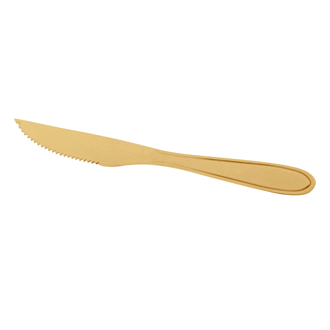 Stainless steel flatware set Gastro Gold 24 Pieces