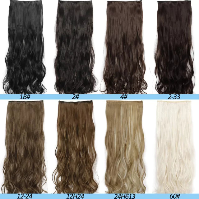 Aplique tic tac 55 à 80 cm cabelo orgânico premium