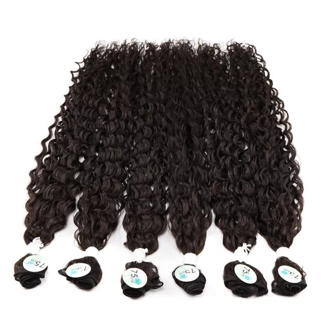 Pacotes na rede para entrelace cabelo orgânico