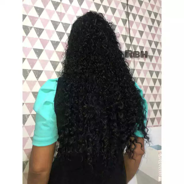 Aplique orgânico preto cacheado tic tac