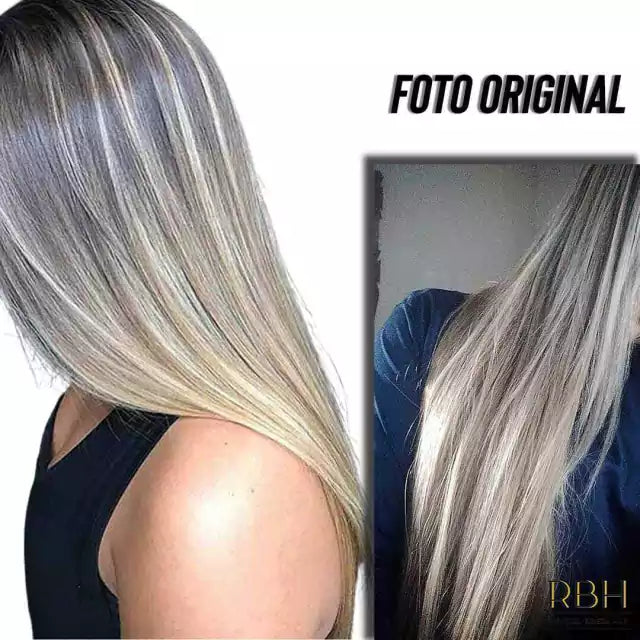 Aplique orgânico fibra premium fio invisível e tic tac