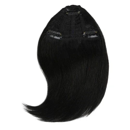 Franja cabelo natural em tic tac