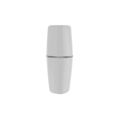 Bathroom set Toothbrush holder and Liquid soap dispenser Tulle White