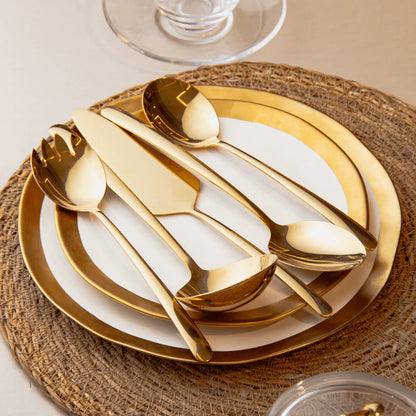 Tabletop set Dubai White and gold 3 Pieces