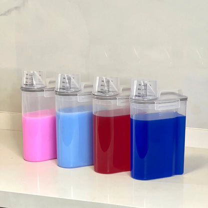 Kit 5 Airtight containers with Measuring cup 2,5 Liters
