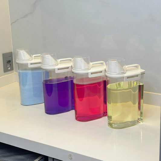 Kit 4 Airtight containers with Measuring cup 2,5 Liters Ela Decora