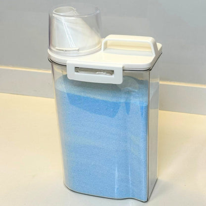 Kit 4 Airtight containers with Measuring cup 2,5 Liters Ela Decora