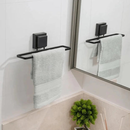 Bathroom accessory set Ventosa Matte black - 3 Pieces