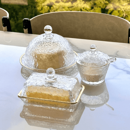 Tabletop set Crystal Hammered Petra 5 Pieces