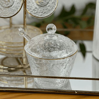 Tabletop set Crystal Hammered Petra 5 Pieces