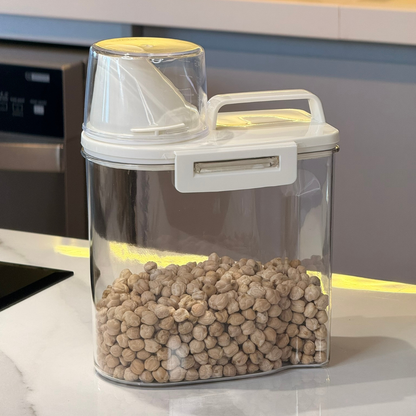 Kit 3 Containers Hermético with Measuring cup 1,5 Liters Ela Decora