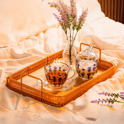 Tabletop set of Crystal Lavender 15 Pieces