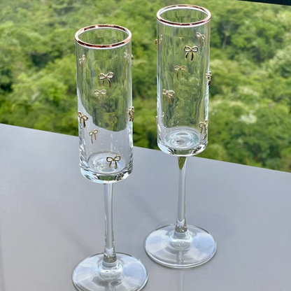Set of 2 wine glasses of Champagne Grace 150ML