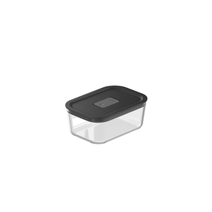Airtight glass jar with lid Black Fresh Lock 725ml