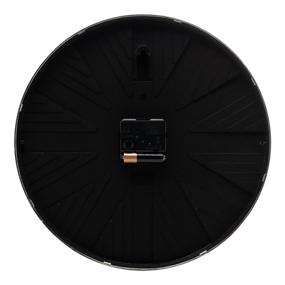 Wall clock Plastic Modern Black 30,5cm