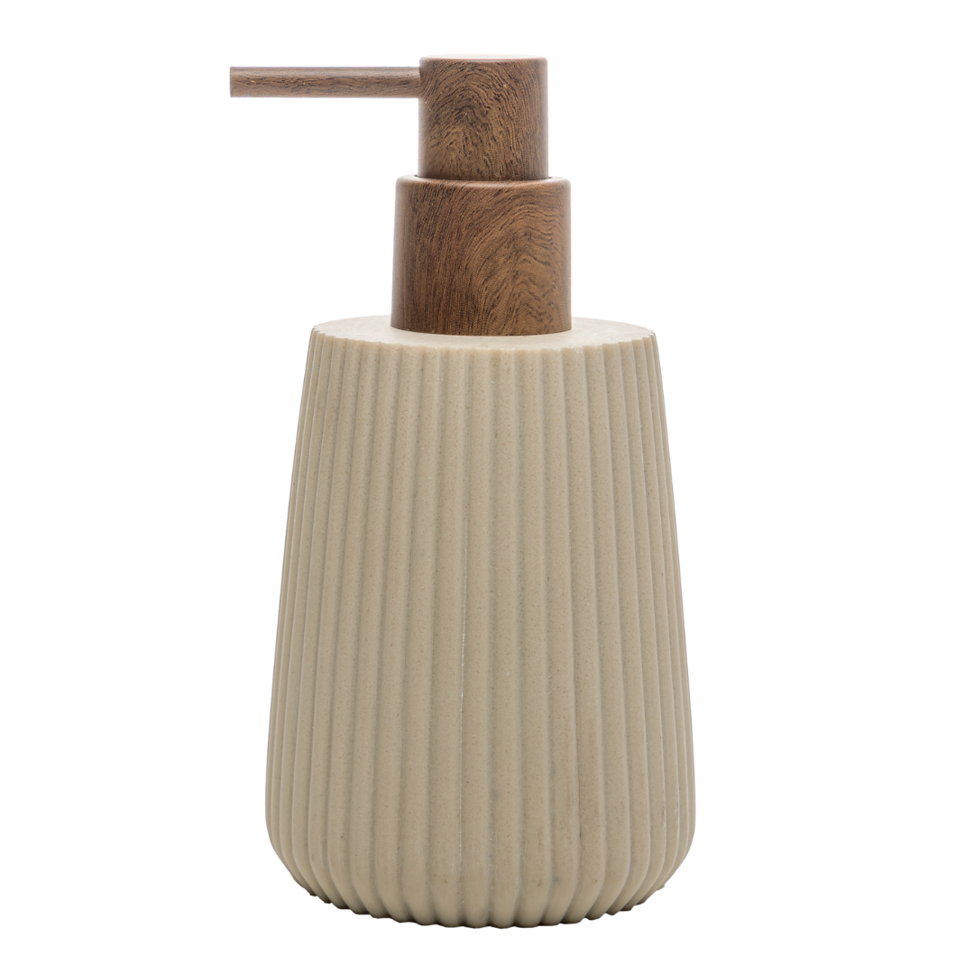 Liquid soap dispenser Striato Beige 245ml