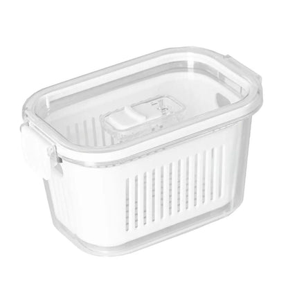 Slim multi-purpose airtight container White 630ml