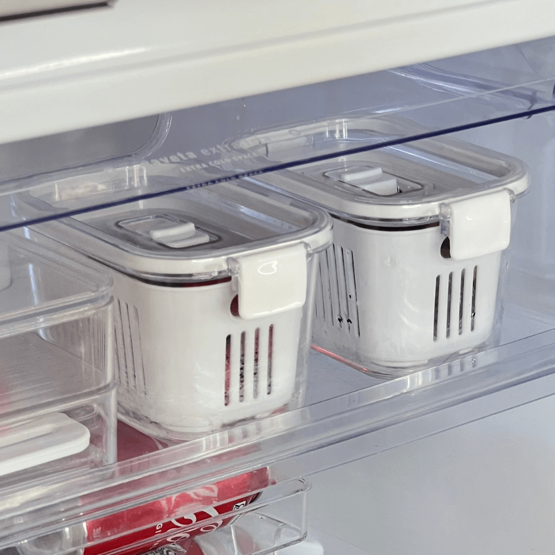 Slim multi-purpose airtight container White 630ml