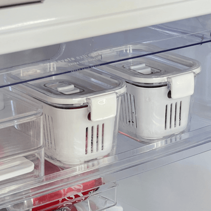 Slim multi-purpose airtight container White 630ml