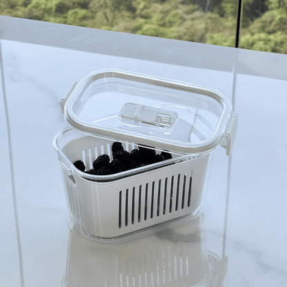 Slim multi-purpose airtight container White 630ml