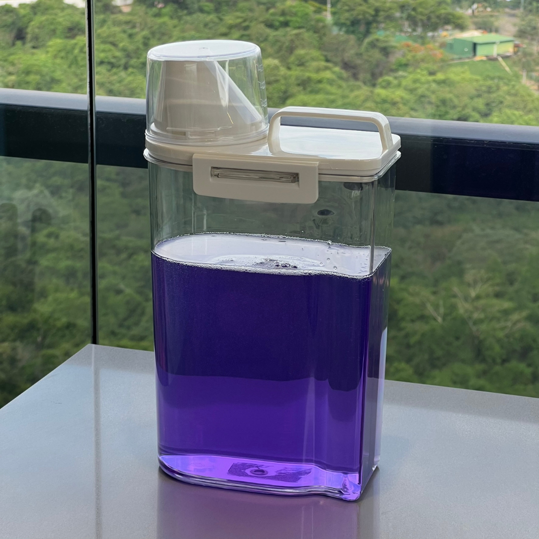 Airtight container with measuring cup G 2,5 Liters Ela Decora