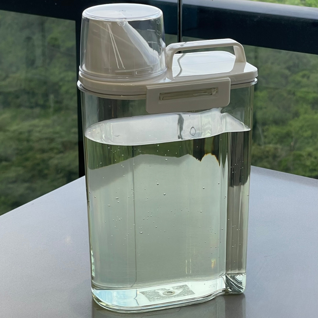 Airtight container with measuring cup G 2,5 Liters Ela Decora