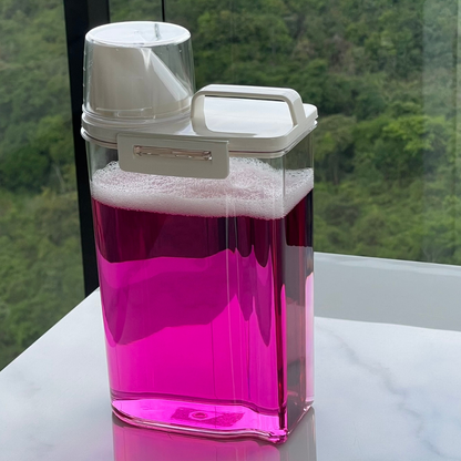 Airtight container with measuring cup G 2,5 Liters Ela Decora