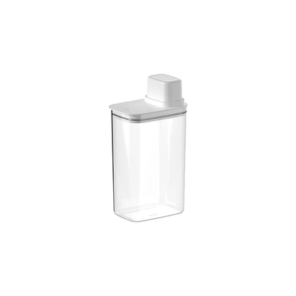 Airtight container with measuring lid Drop White 2,3L