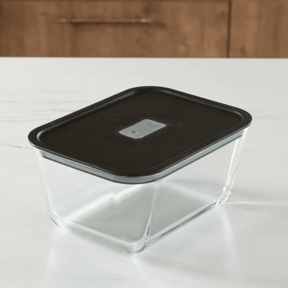 Airtight glass jar with lid Black Fresh Lock 2,4 Liters