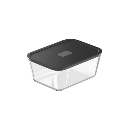 Airtight glass jar with lid Black Fresh Lock 2,4 Liters