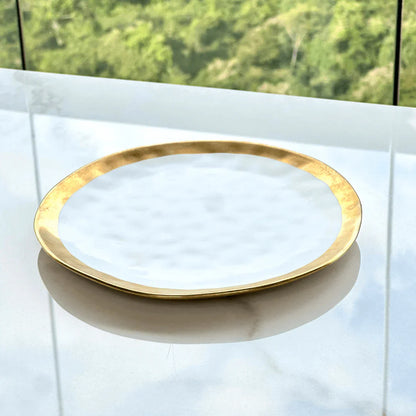 Tabletop set Dubai White and gold 3 Pieces