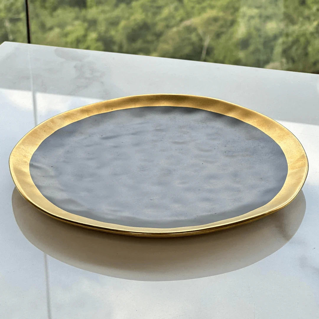 Tabletop set Dubai Black and gold 3 Pieces